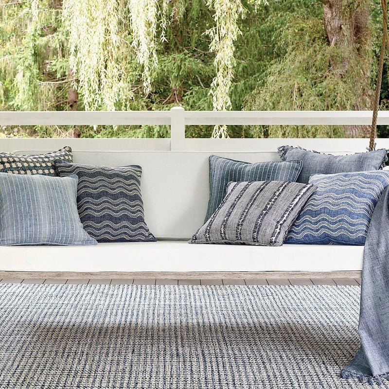 Outdoor Pillows &amp; Poufs