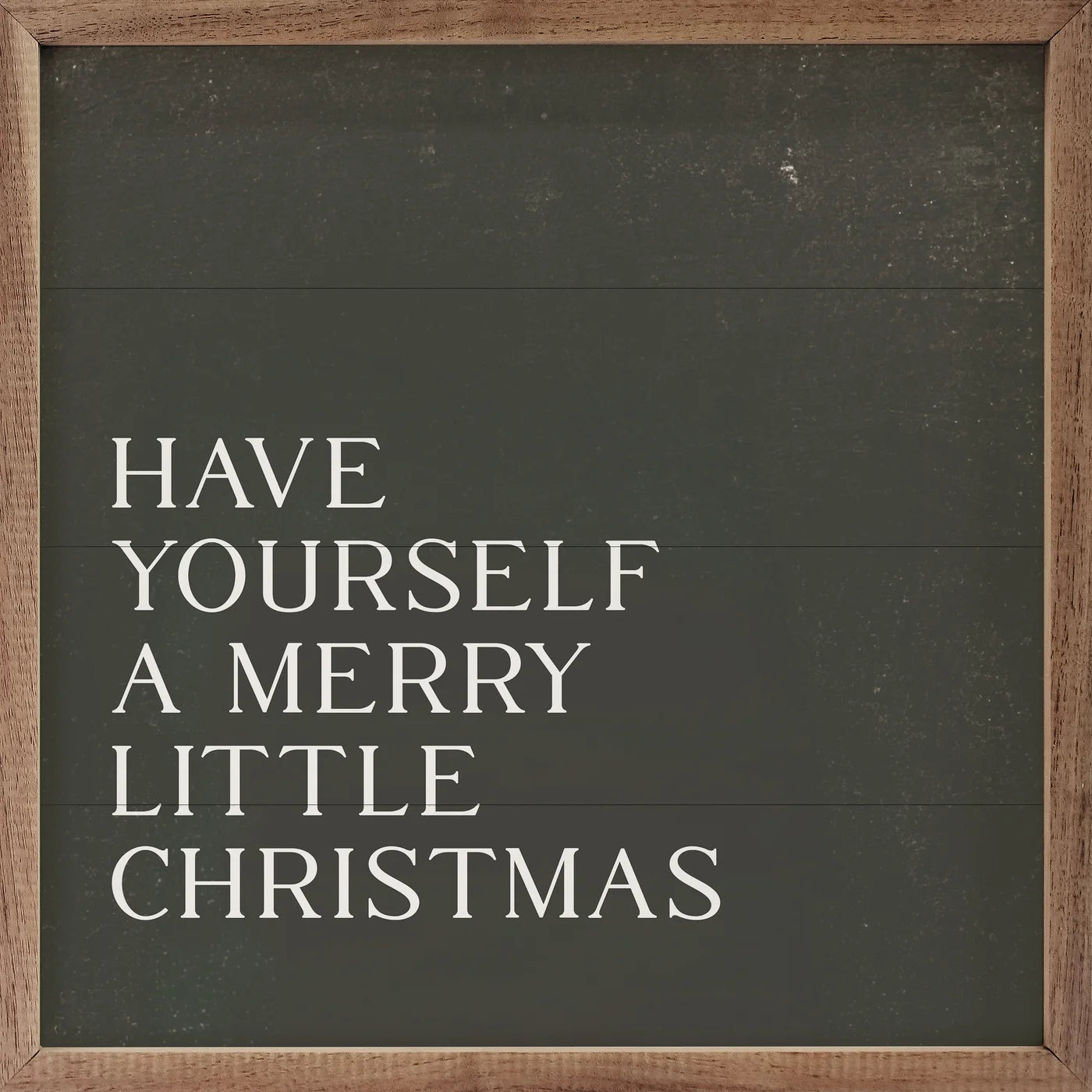 Have Yourself A Merry Little Christmas Wood Framed Print