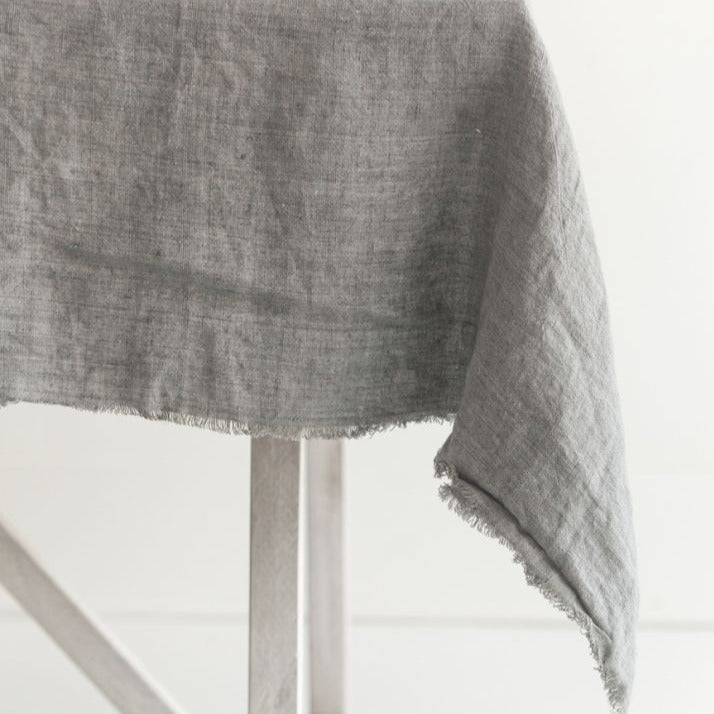 Stone Washed Linen Tablecloth