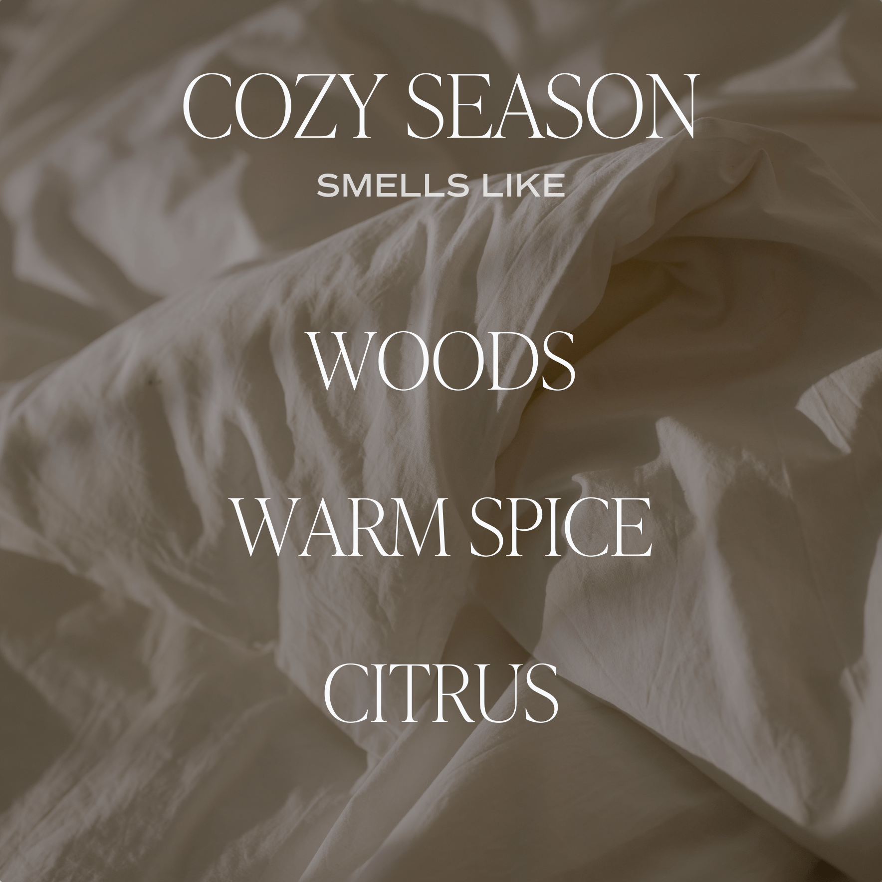 Cozy Season White Jar Candle