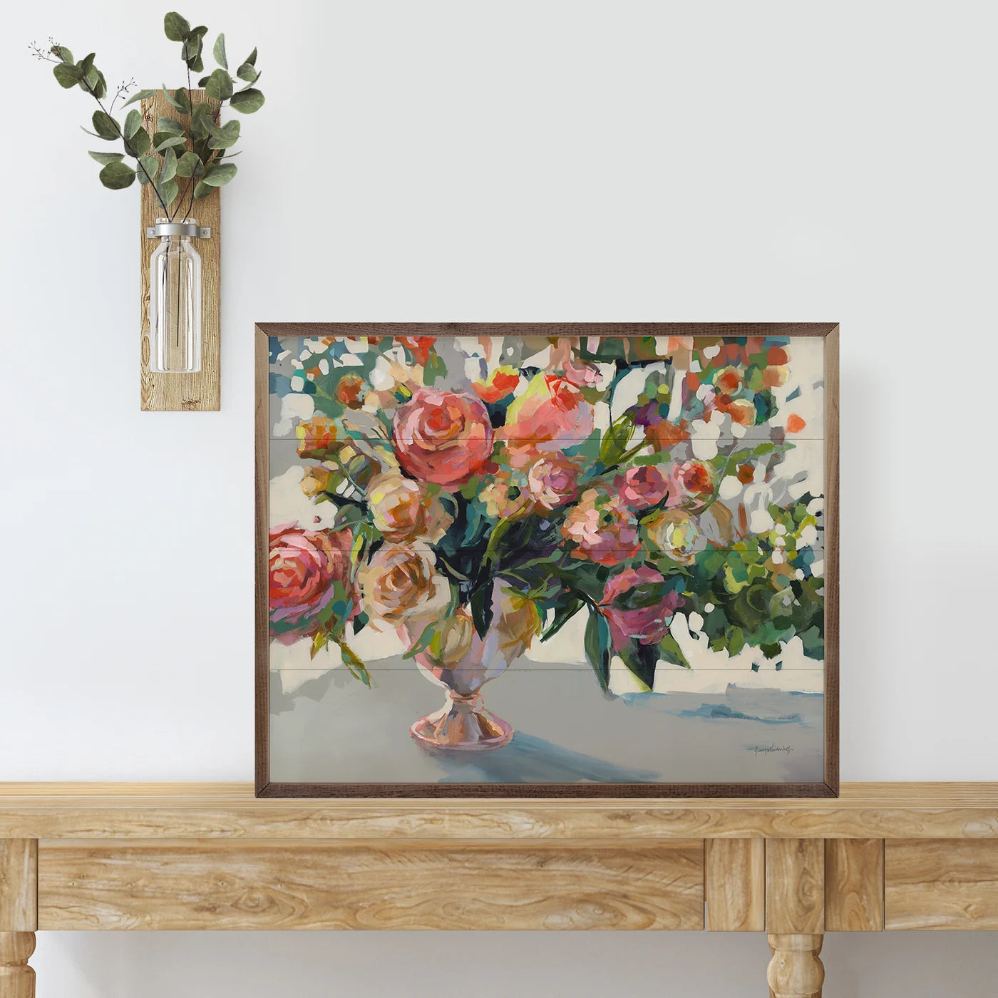 Roses By Jenny Westenhofer Wood Framed Print