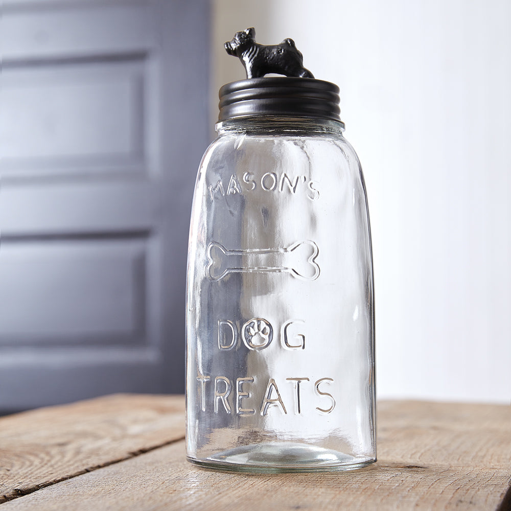 Dog Treat Mason Jar