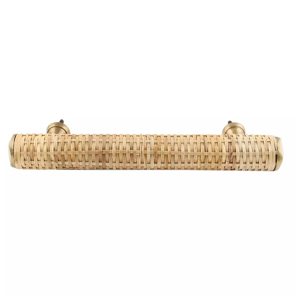 Round Rattan Cabinet Handle