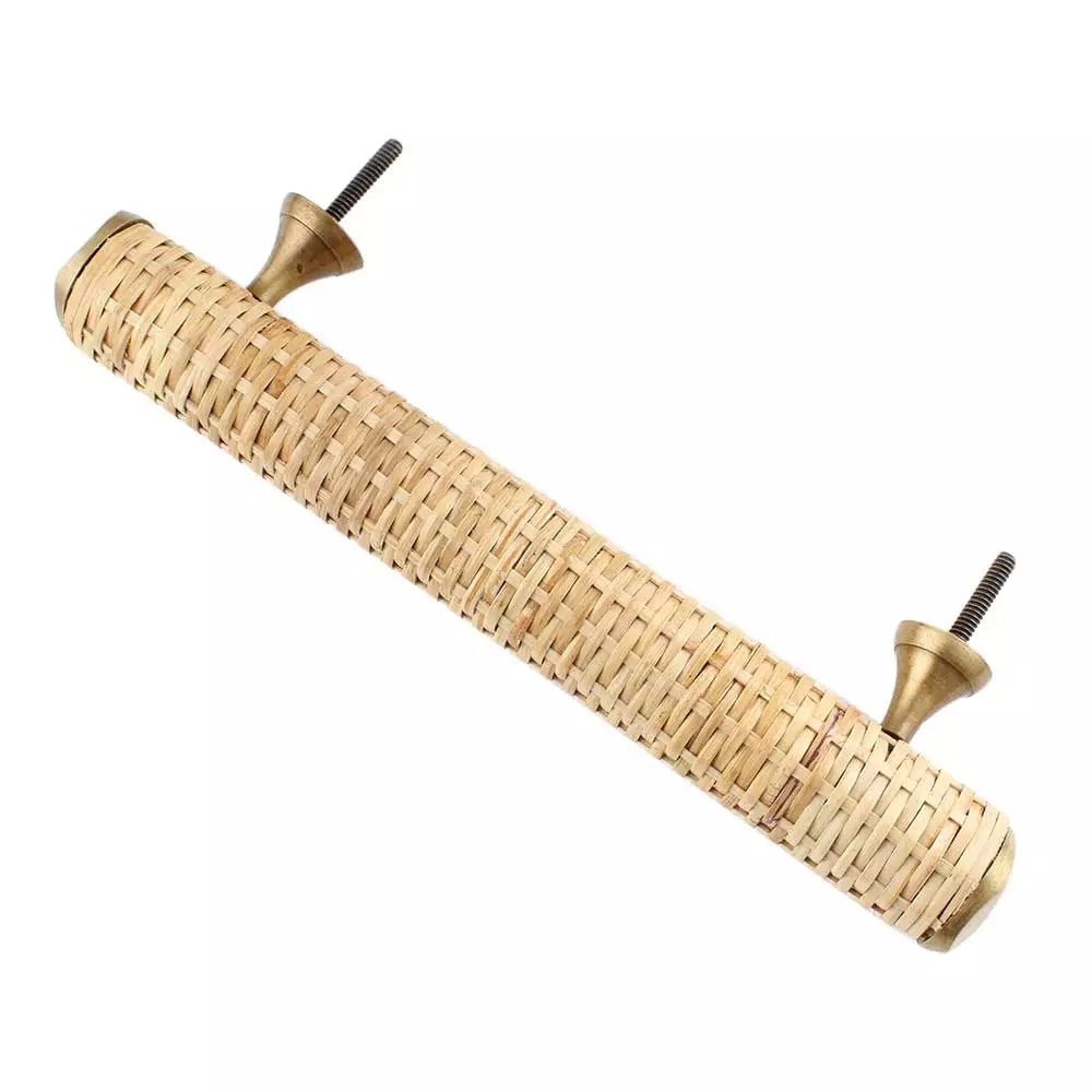 Round Rattan Cabinet Handle