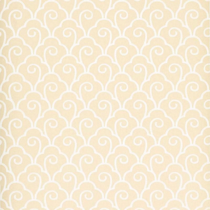 Schumacher Scallop Filigree Wallpaper