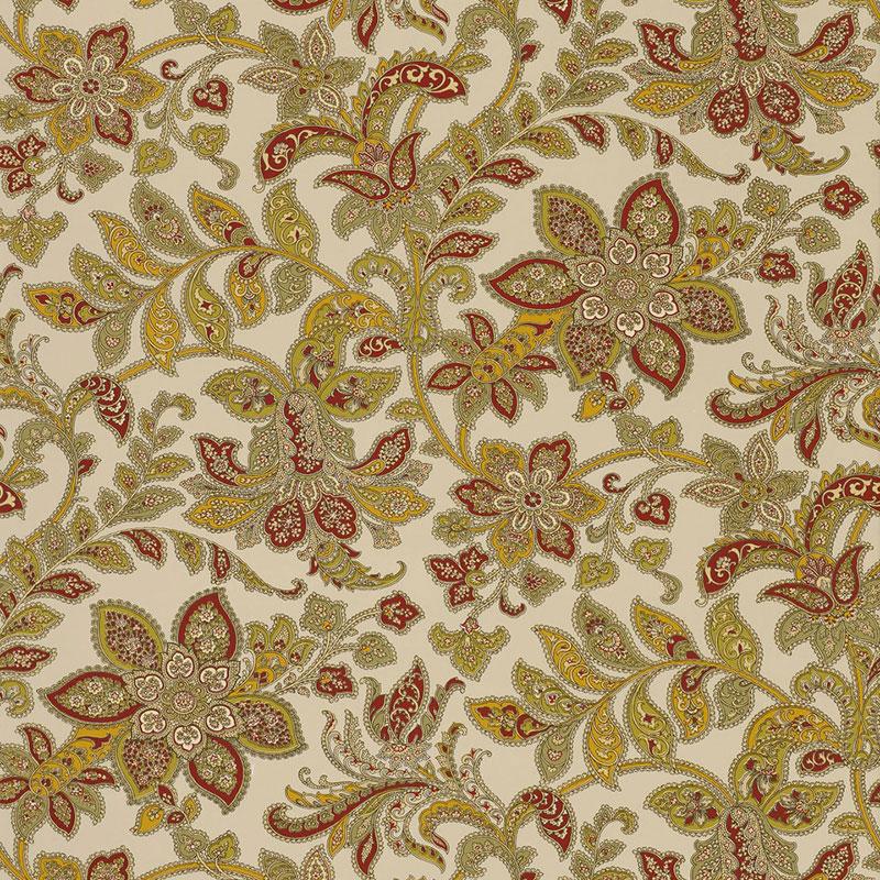 Schumacher Corsini Paisley Wallpaper