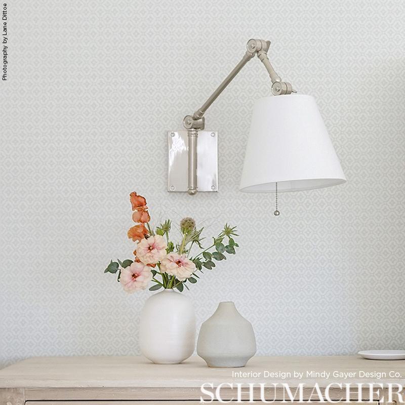 Schumacher Prescott Diamond Wallpaper