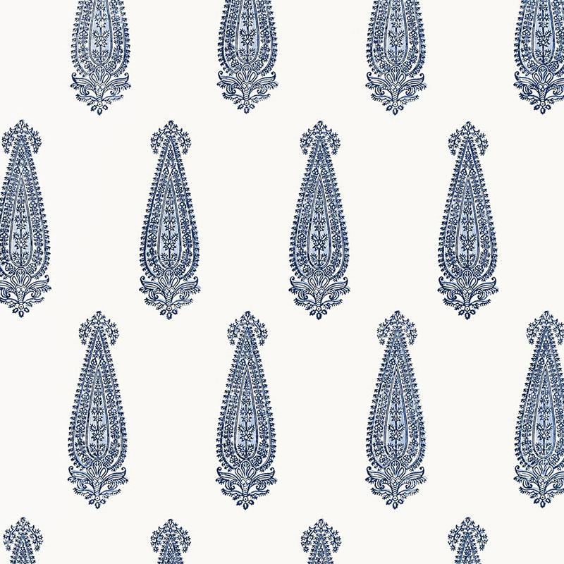 Schumacher Katara Paisley Wallpaper