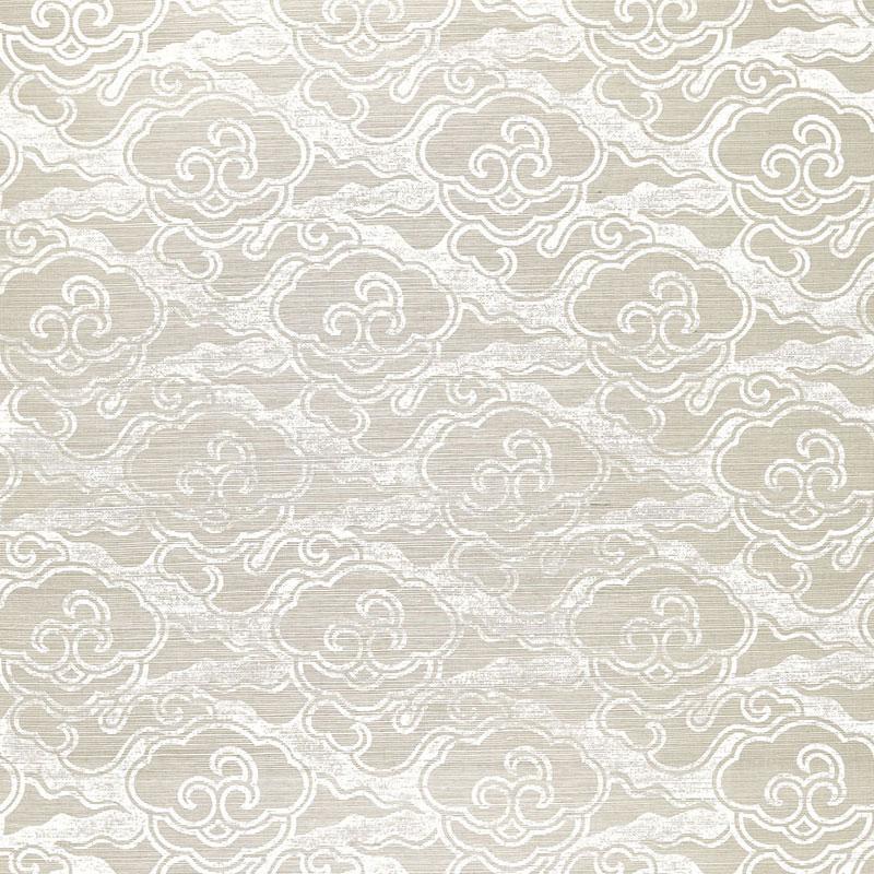 Schumacher Cirrus Clouds Sisal Wallpaper