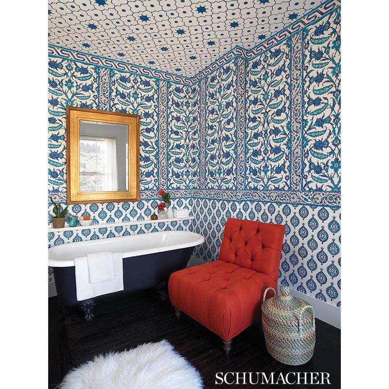 Schumacher Taj Trellis Wallpaper