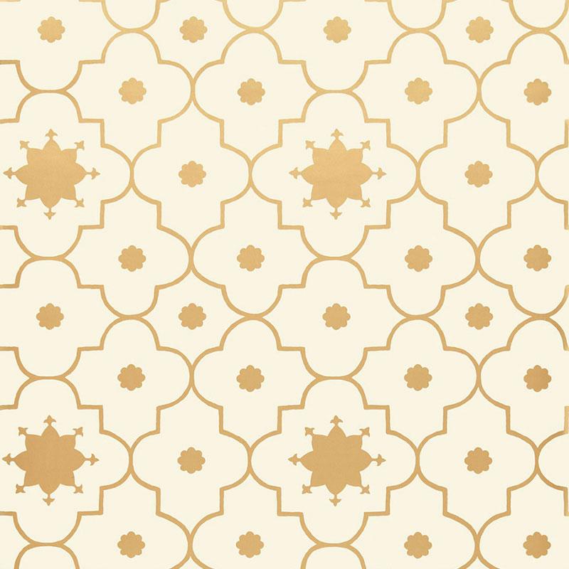 Schumacher Taj Trellis Wallpaper