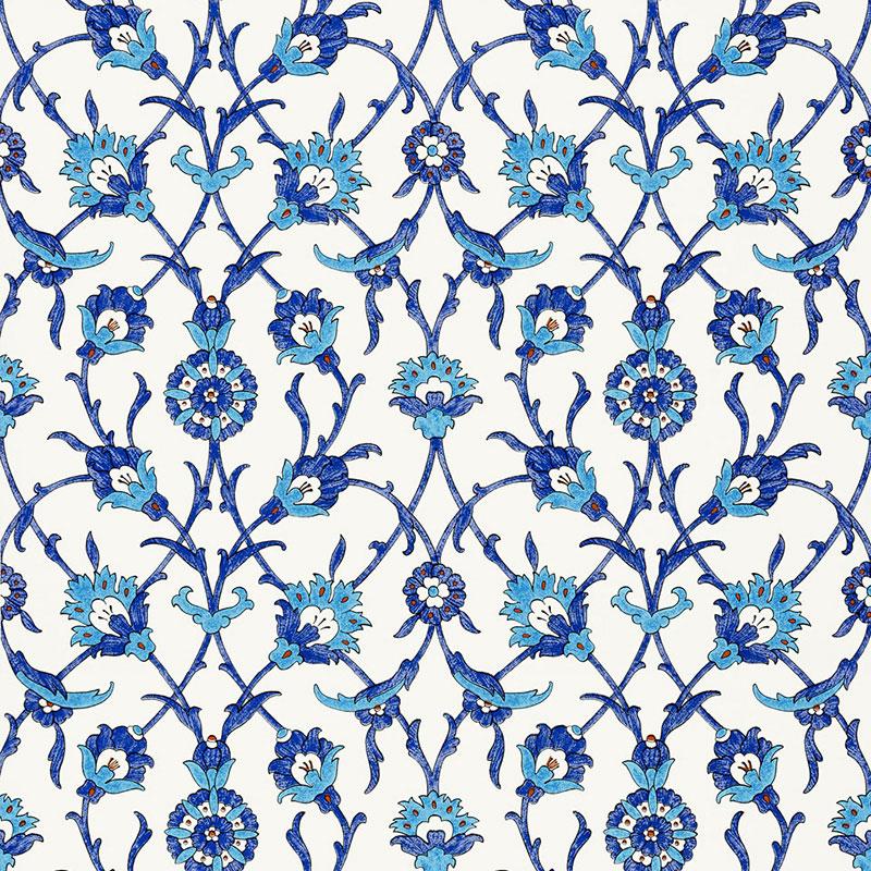 Schumacher Sultan's Trellis Wallpaper