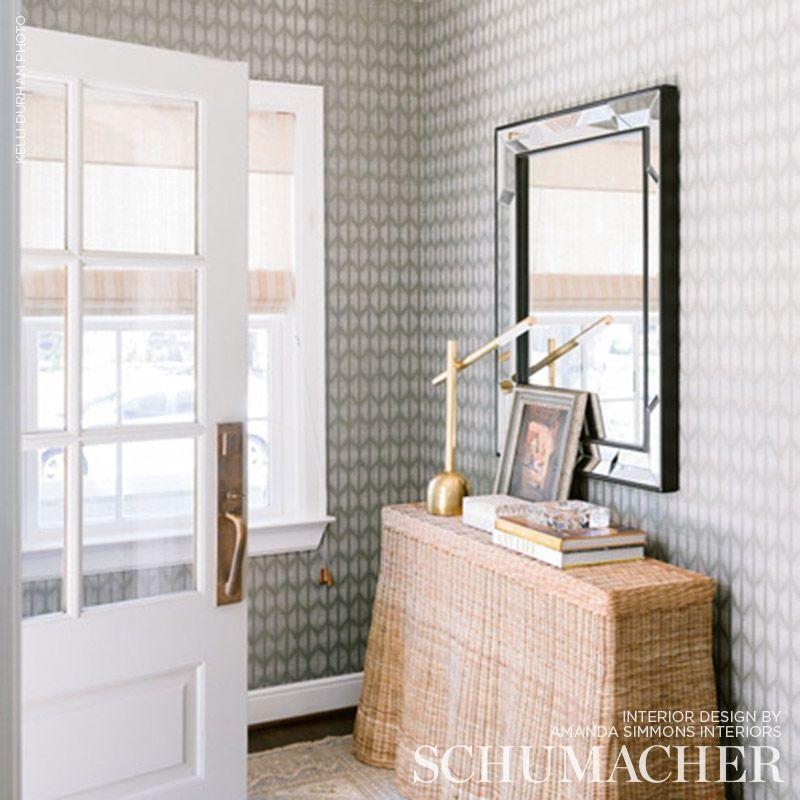 Schumacher Ovington Sisal Wallpaper