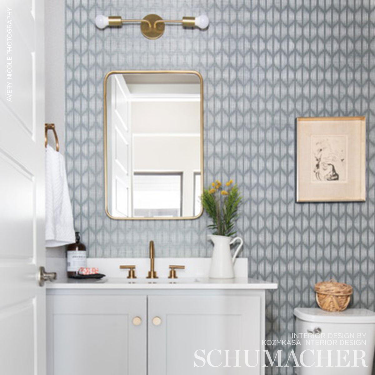 Schumacher Ovington Sisal Wallpaper