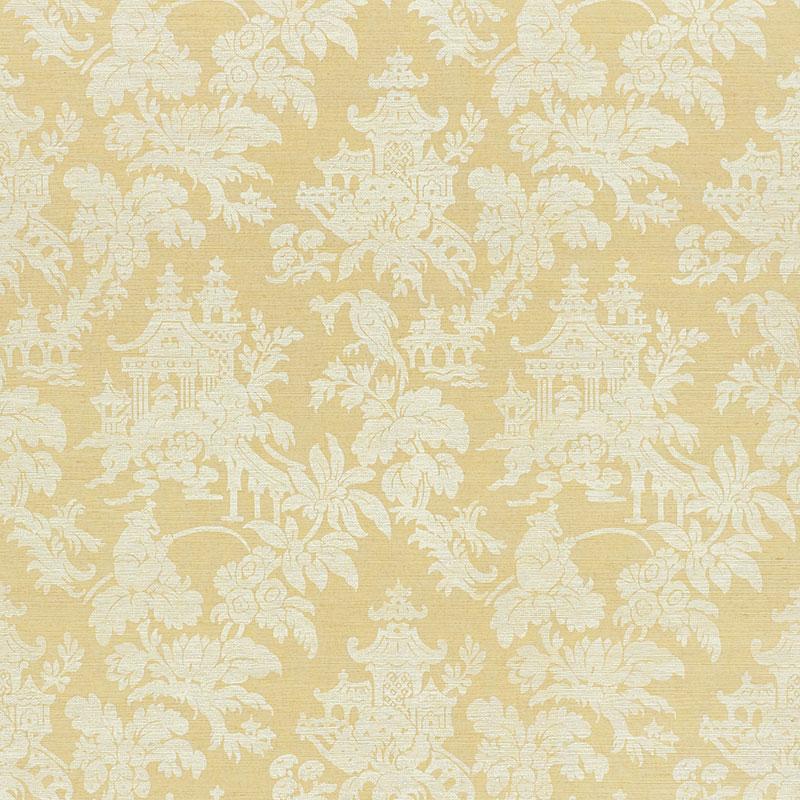 Schumacher Brighton Sisal Wallpaper