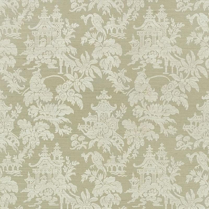 Schumacher Brighton Sisal Wallpaper