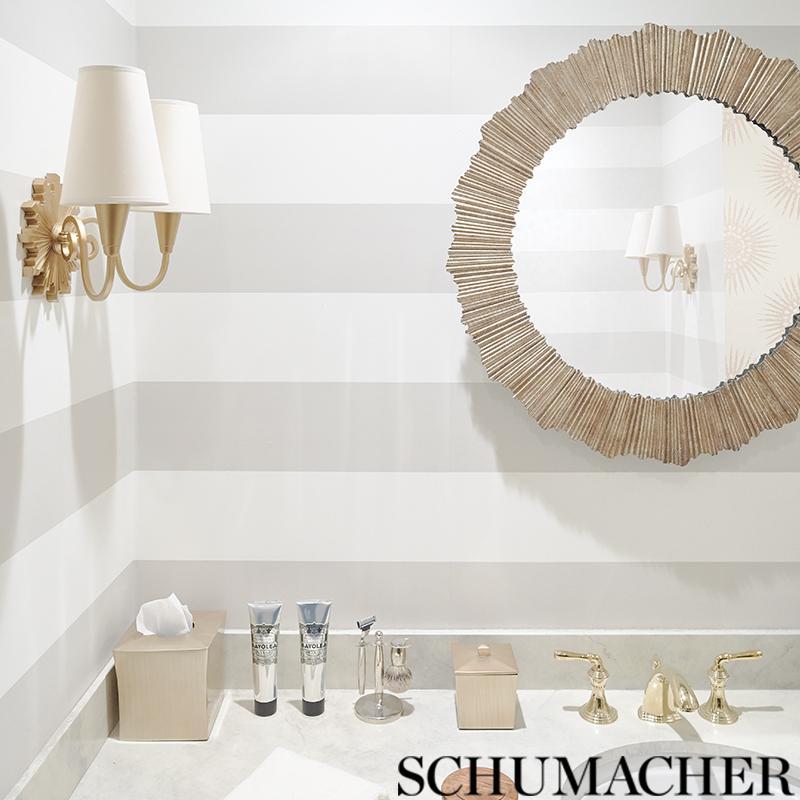 Schumacher Baxter Stripe Wallpaper