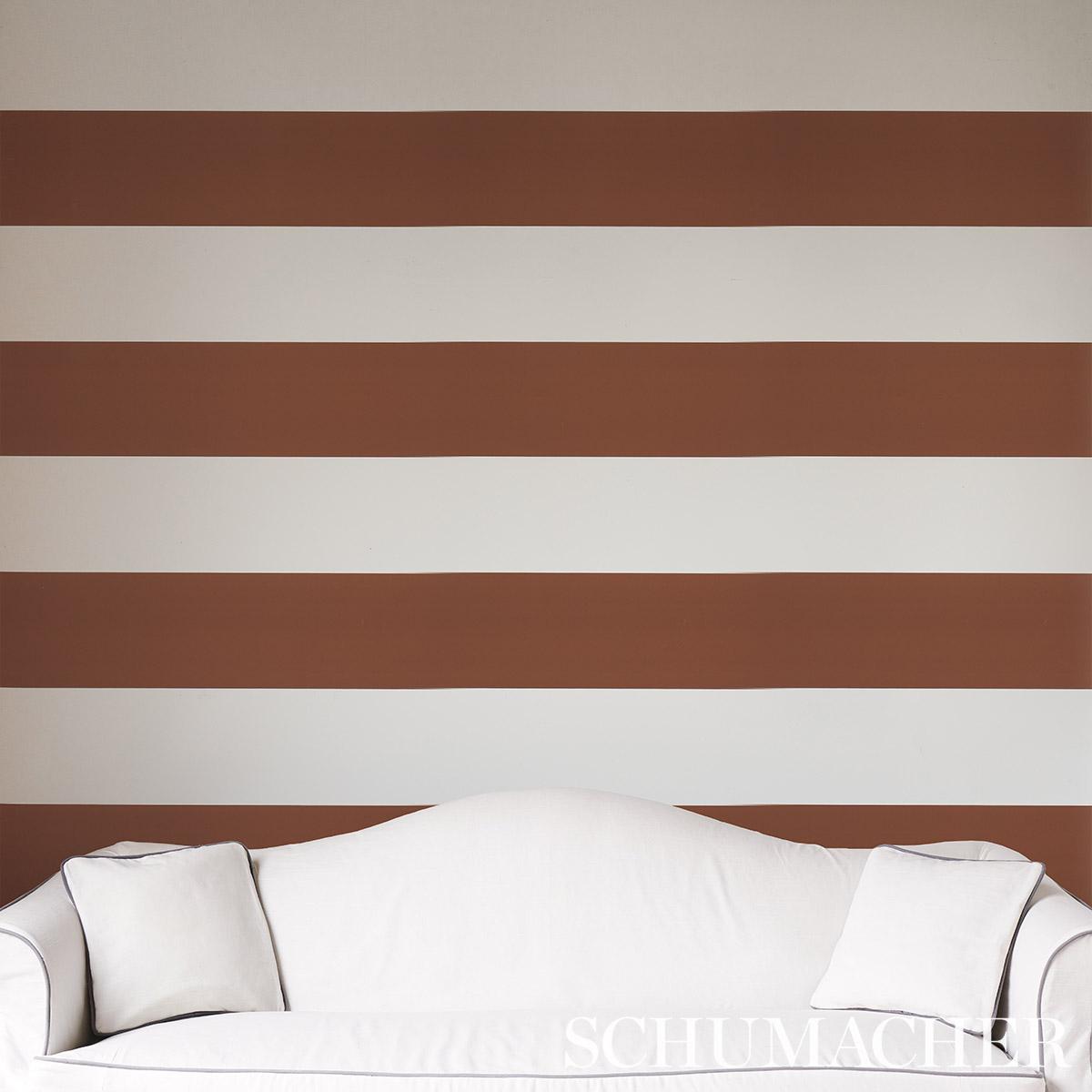 Schumacher Baxter Stripe Wallpaper