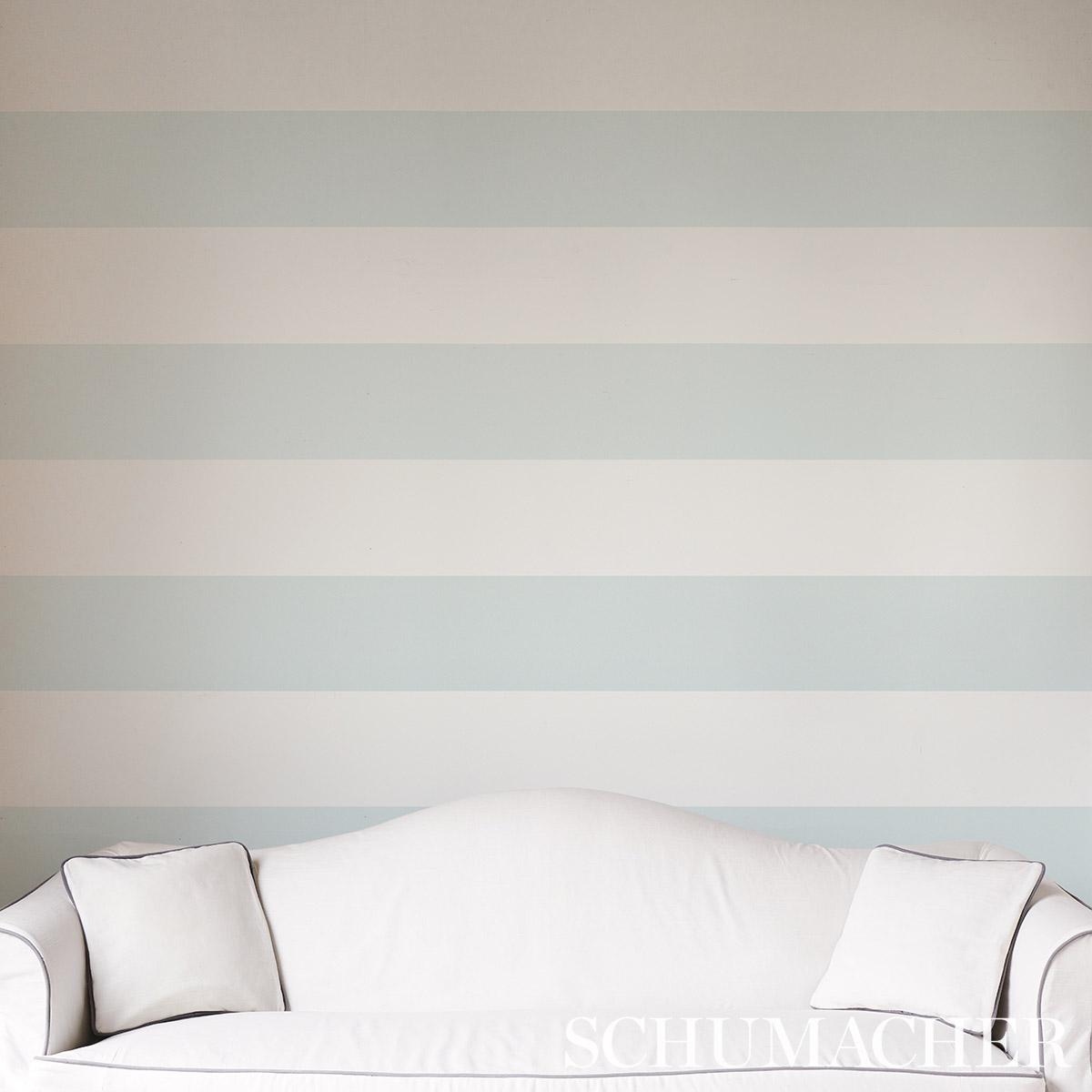 Schumacher Baxter Stripe Wallpaper