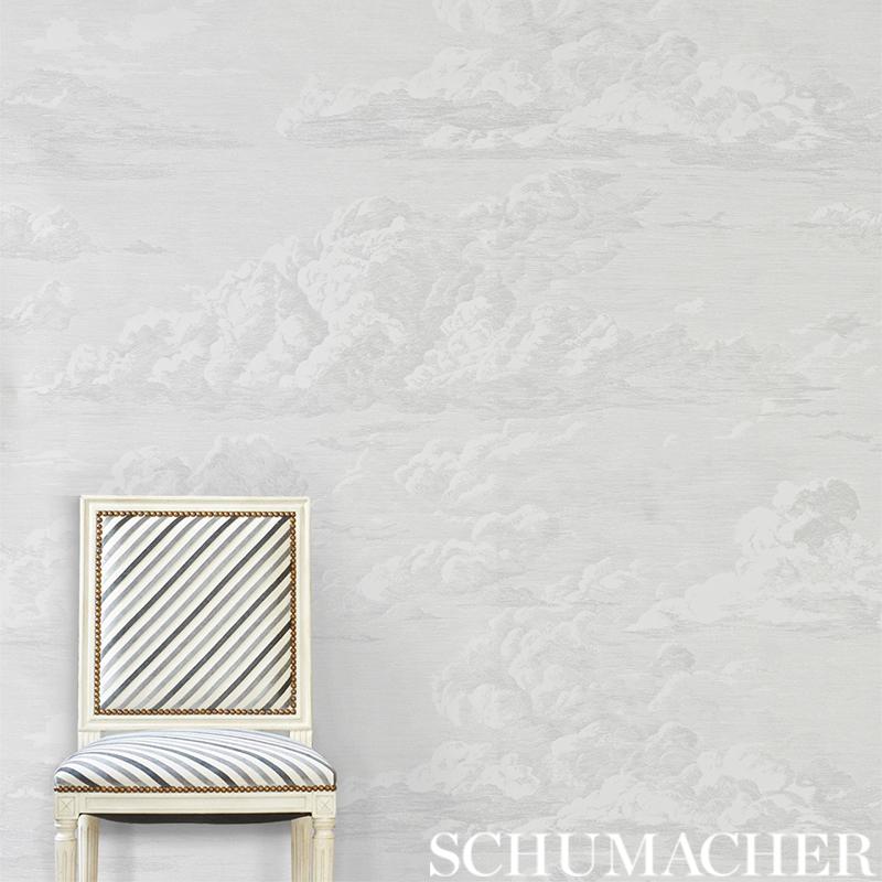 Schumacher Cloud Toile Wallpaper