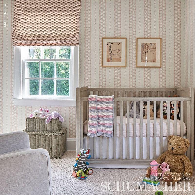 Schumacher Nauset Stripe Wallpaper