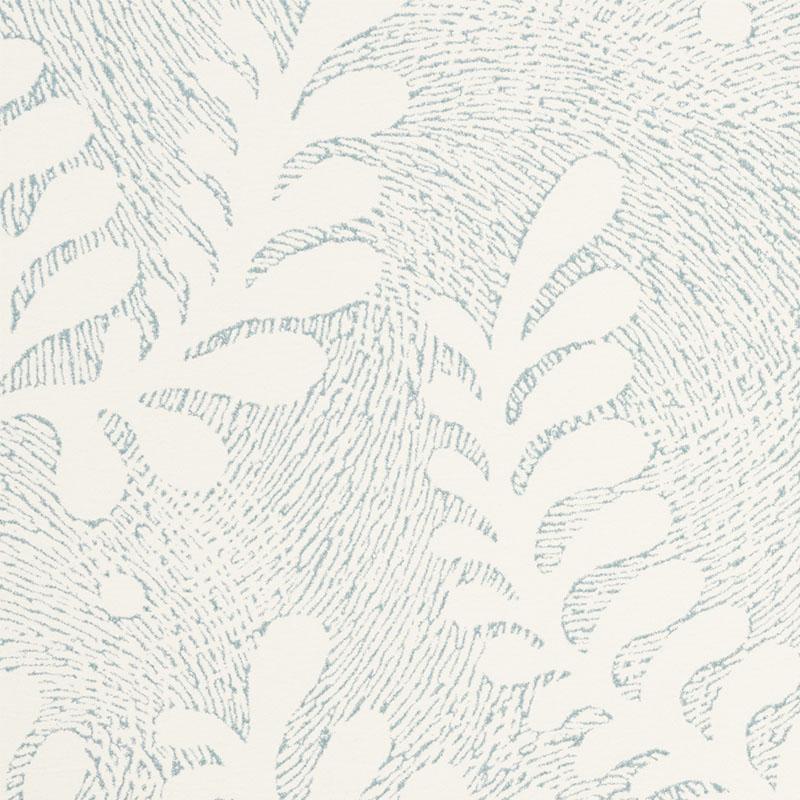 Schumacher Etched Fern Wallpaper