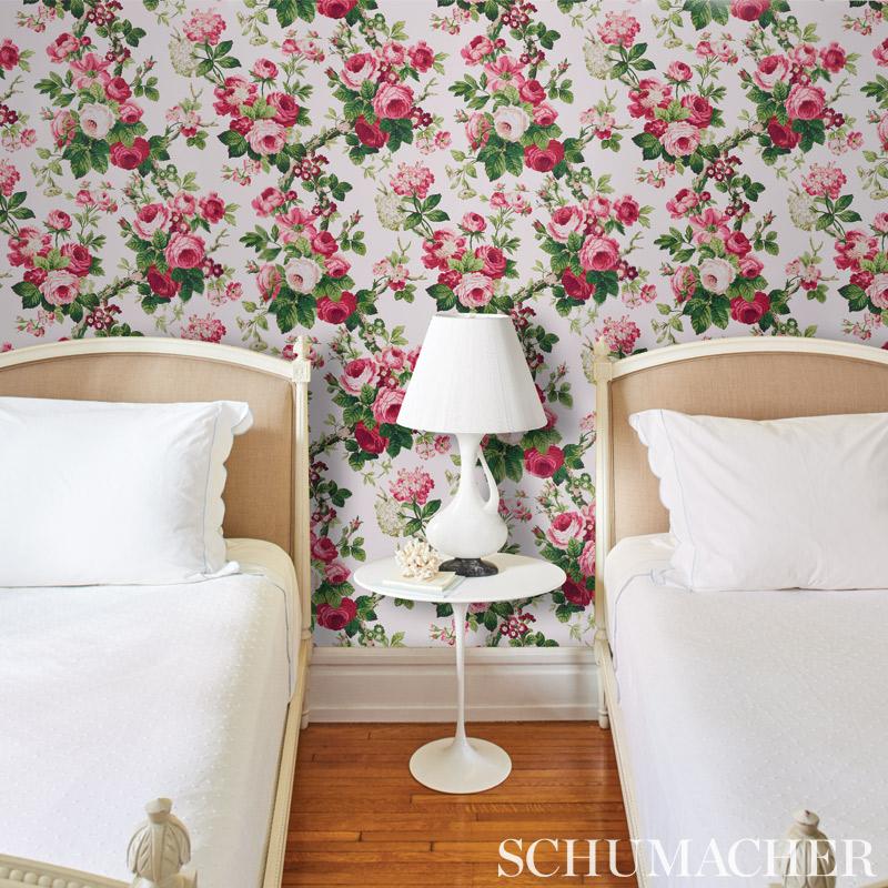 Schumacher Nancy Floral Wallpaper