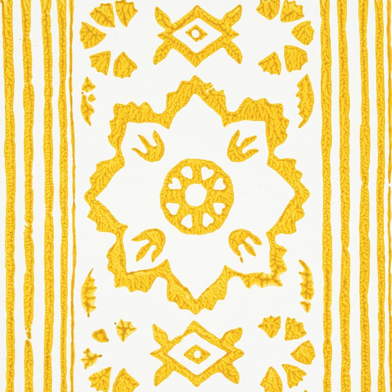 Schumacher Sunda Hand Blocked Print Wallpaper