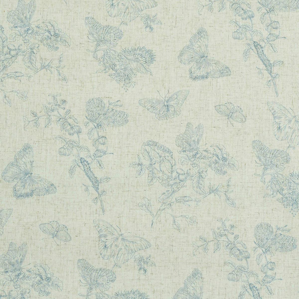 Schumacher Baudin Butterfly Linen Wallpaper