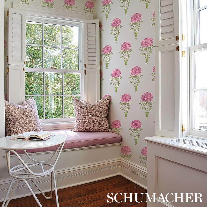 Schumacher Marigold Wallpaper