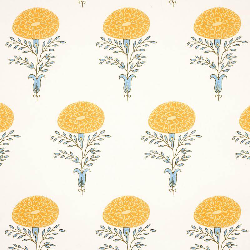 Schumacher Marigold Wallpaper