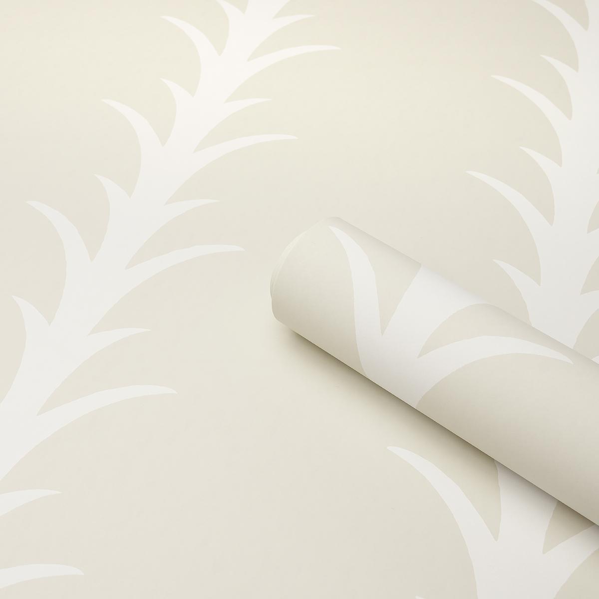 Schumacher Acanthus Stripe Wallpaper