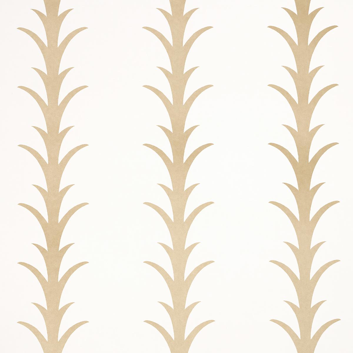 Schumacher Acanthus Stripe Wallpaper