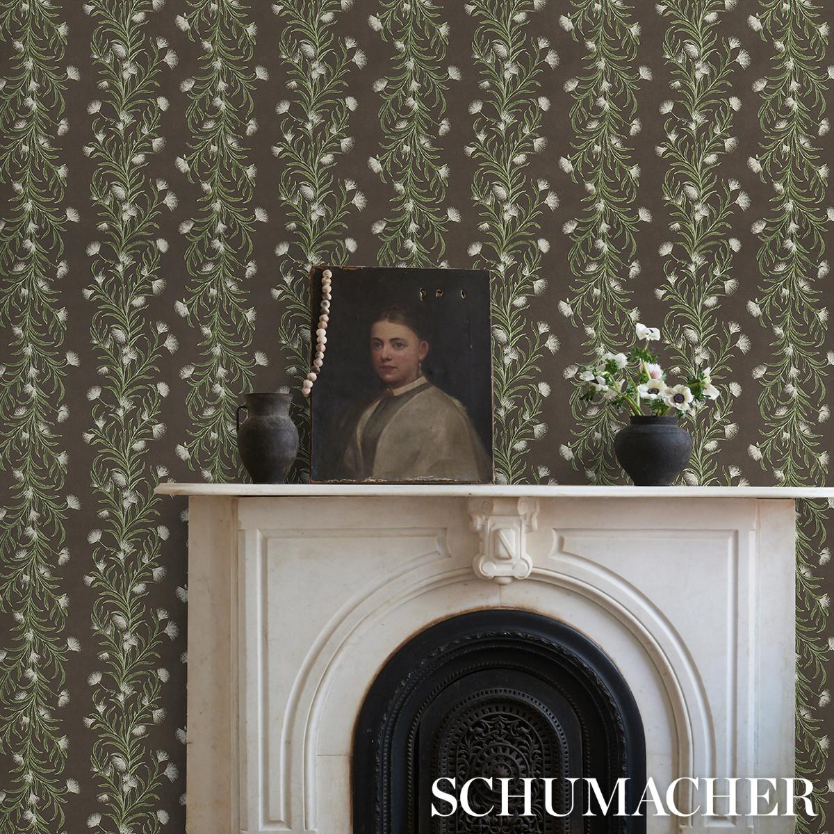 Schumacher Tasmanian Mimosa Wallpaper