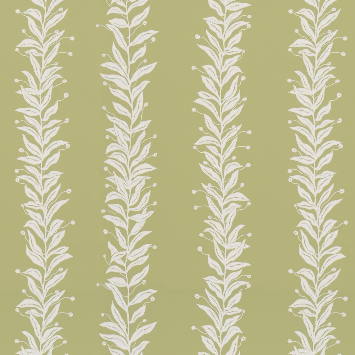 Schumacher Tendril Stripe Wallpaper