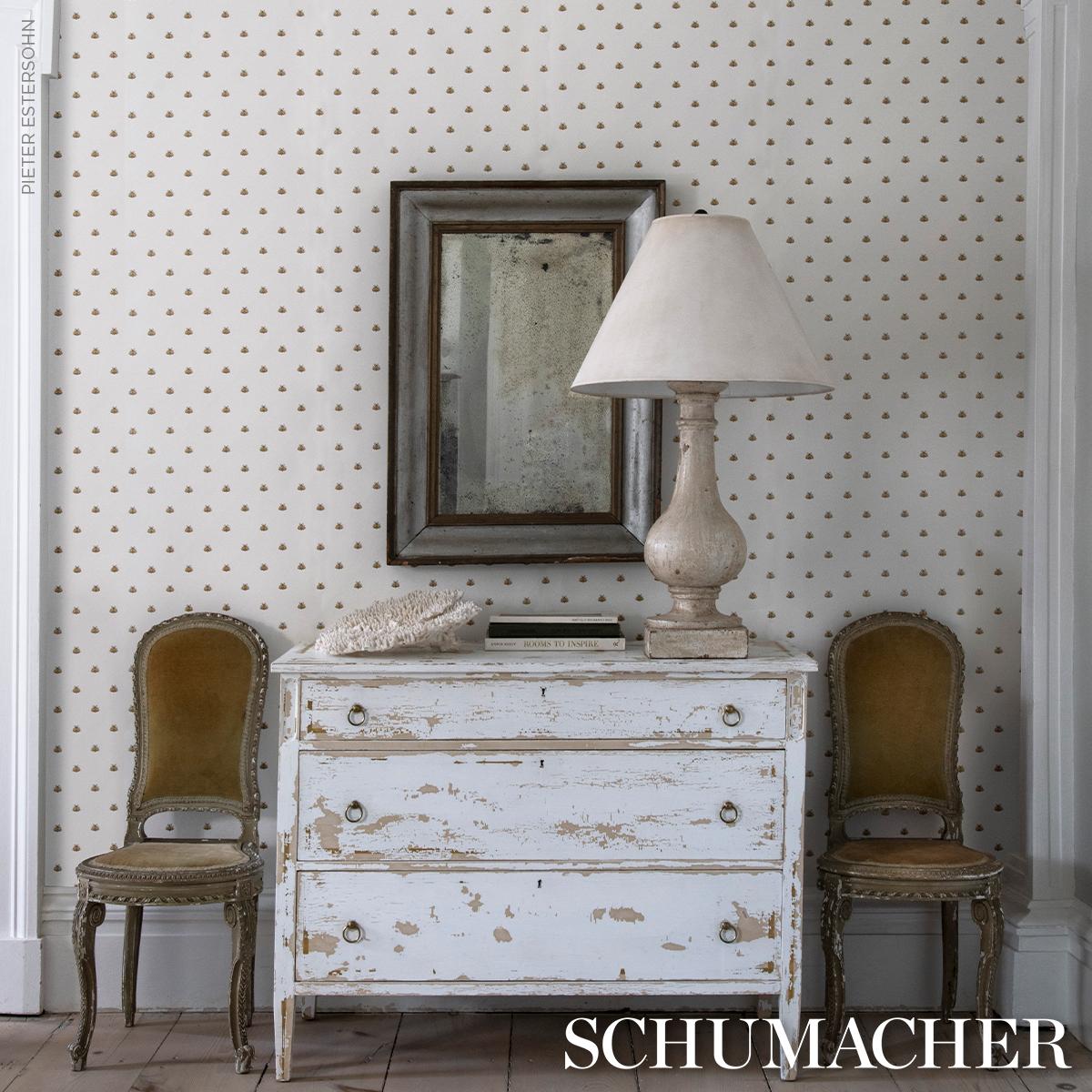 Schumacher Hubert&#39;s Bees Wallpaper