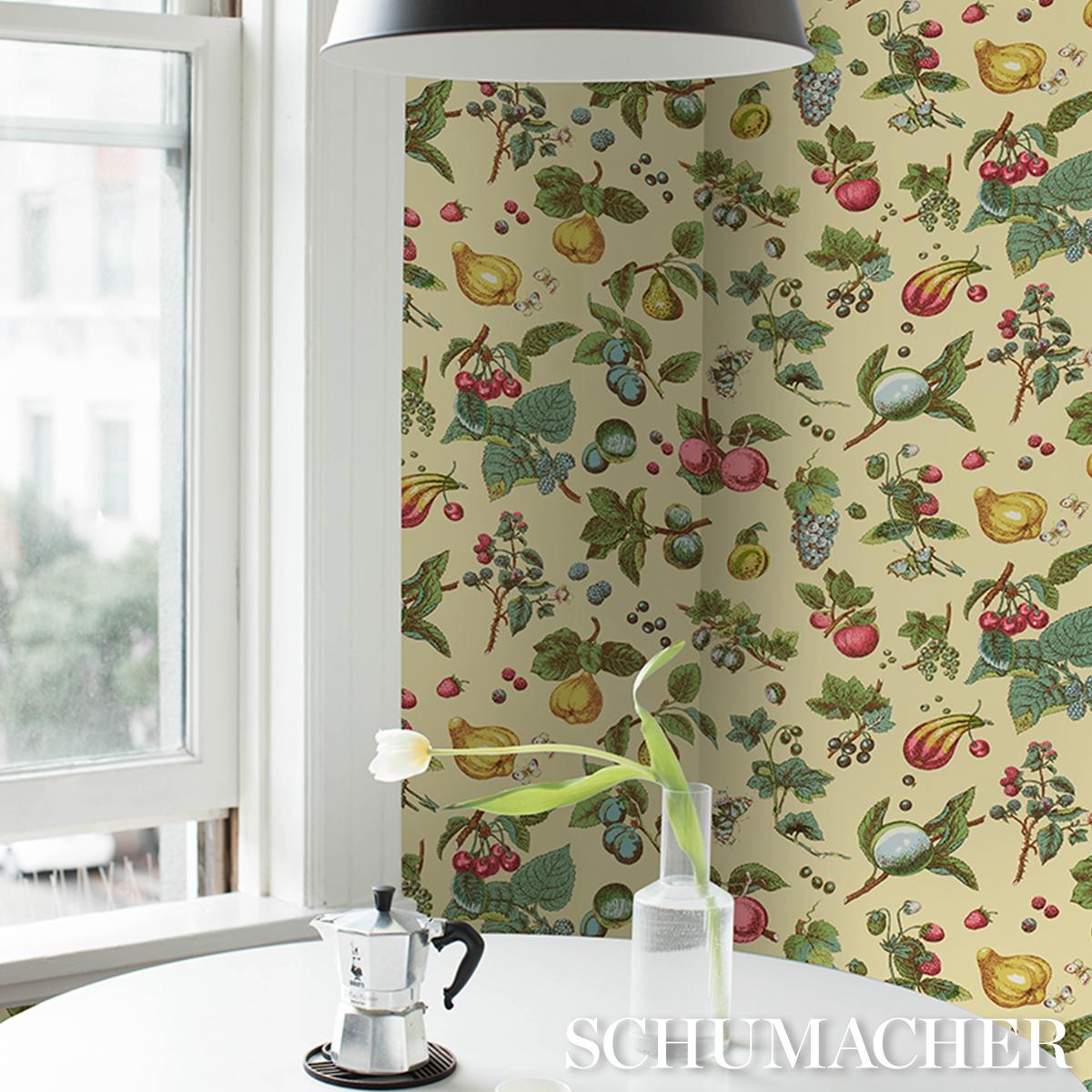 Schumacher Berry Grove Wallpaper