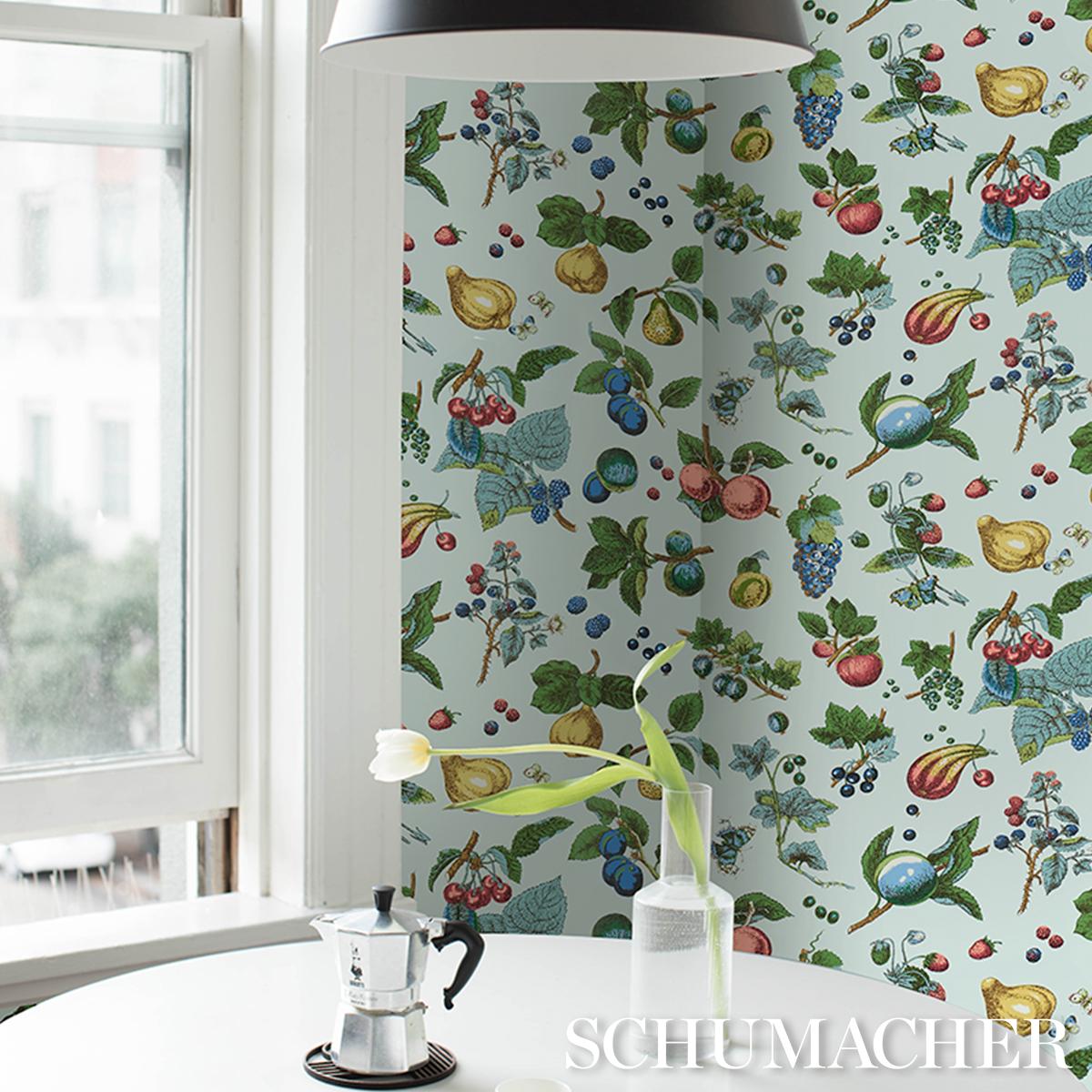 Schumacher Berry Grove Wallpaper