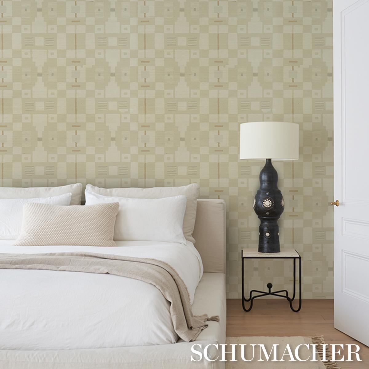 Schumacher Periscope Sisal Wallpaper