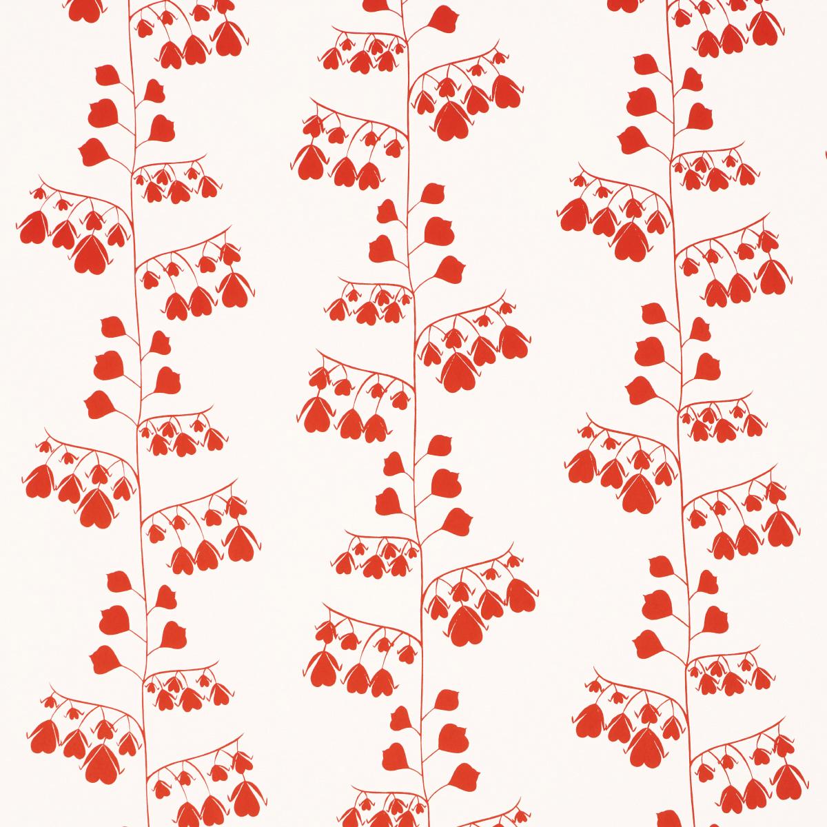 Schumacher Bleeding Hearts Wallpaper