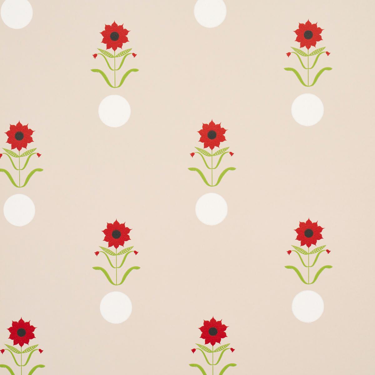 Schumacher Forget Me Dots Wallpaper