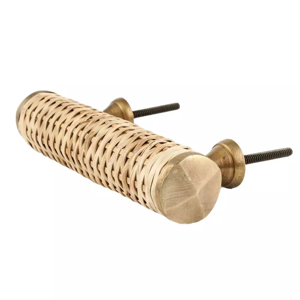 Round Rattan Cabinet Handle