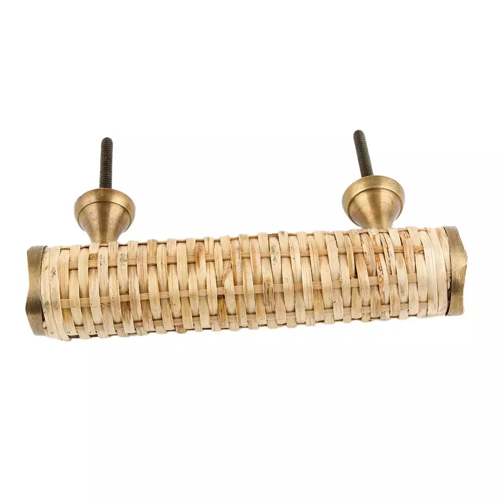 Round Rattan Cabinet Handle