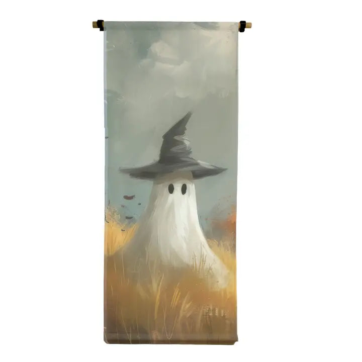 Ghost In Field Vertical Canvas Scroll