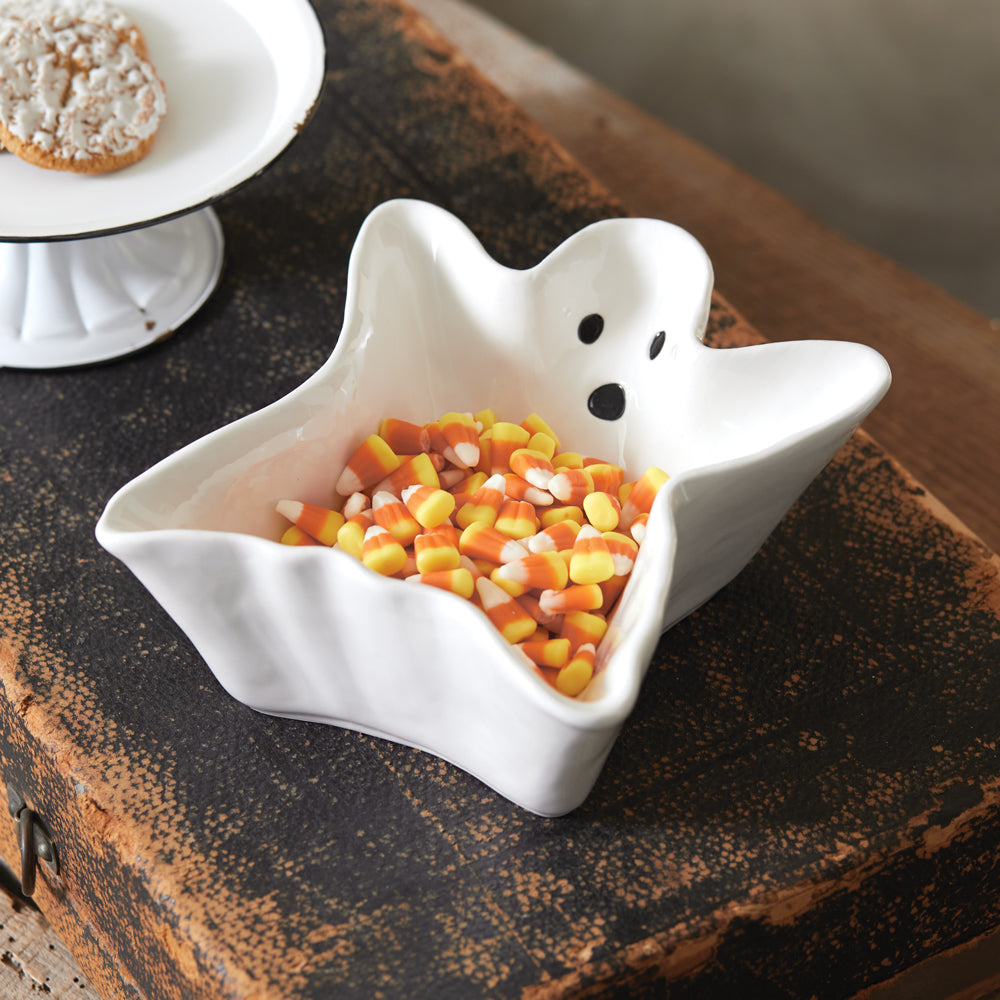 Porcelain Ghost Candy Dish