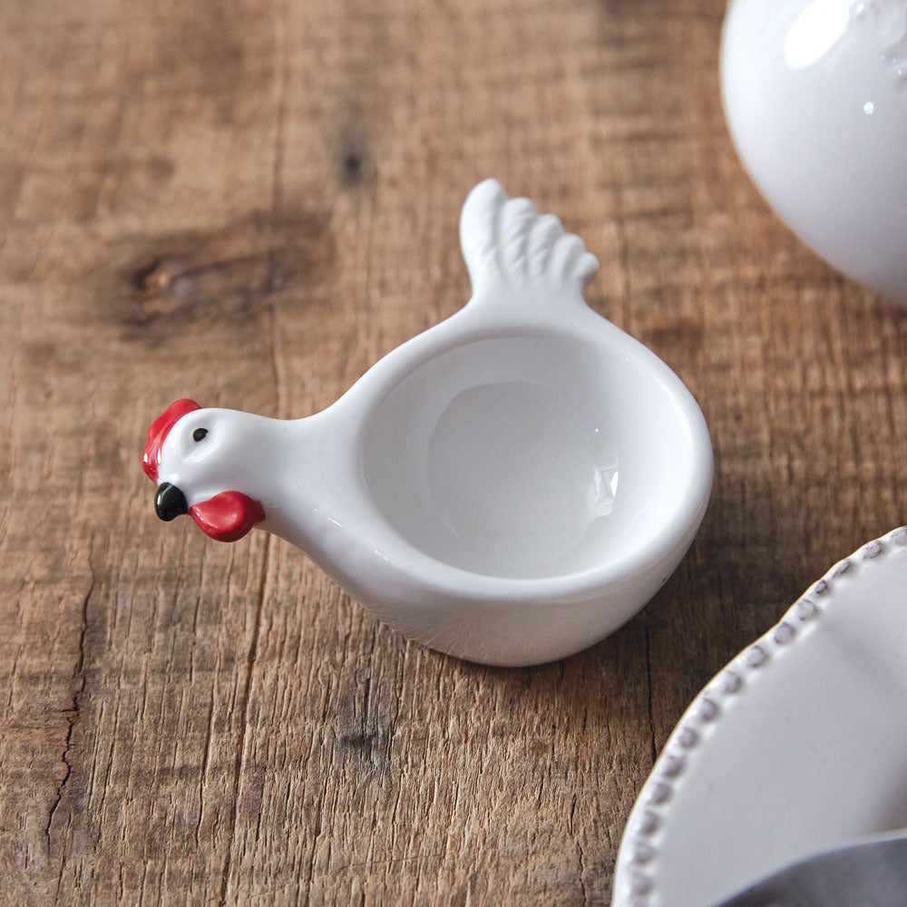 Rooster Single Deviled Egg Cup Set