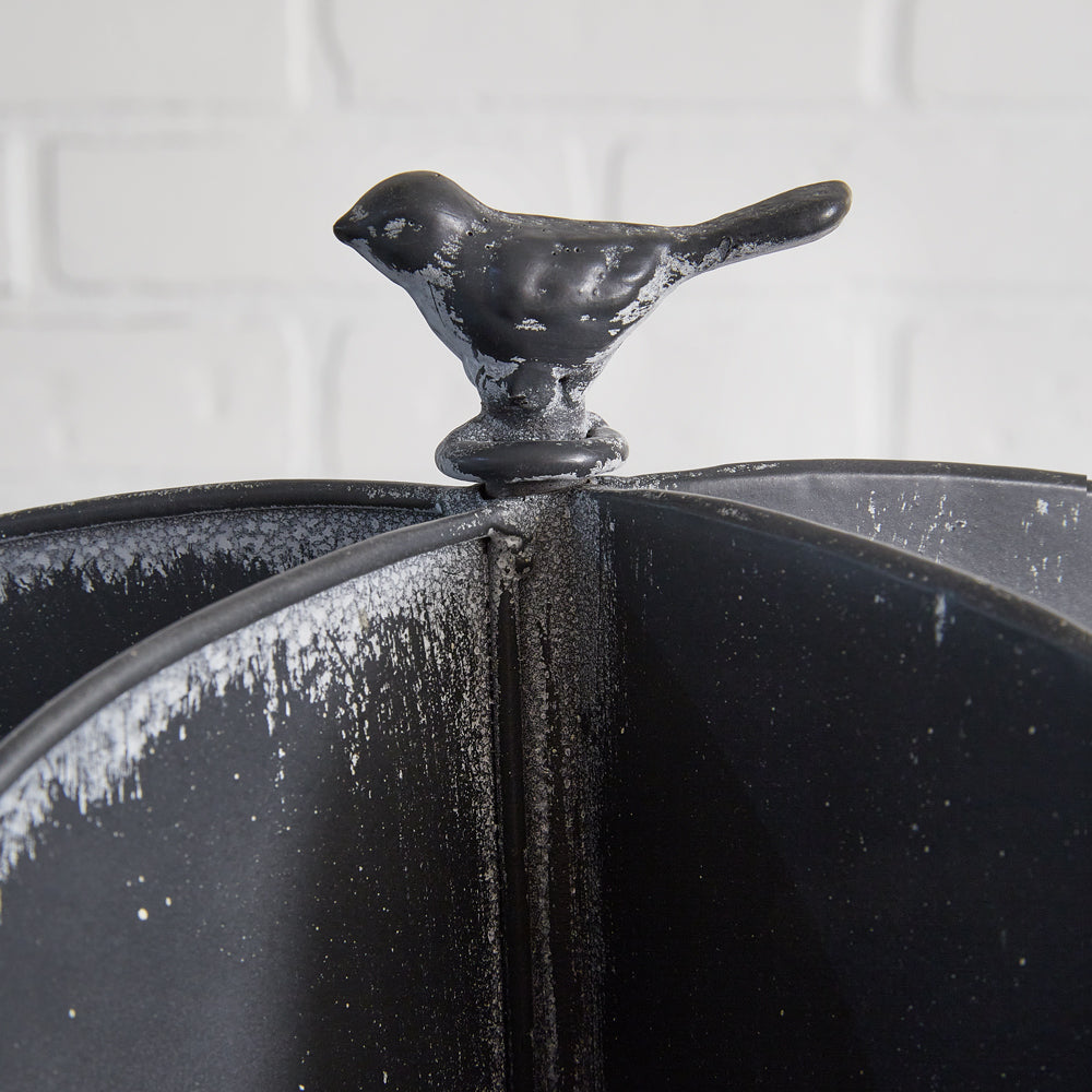 Farmhouse Bird Hardware Bin