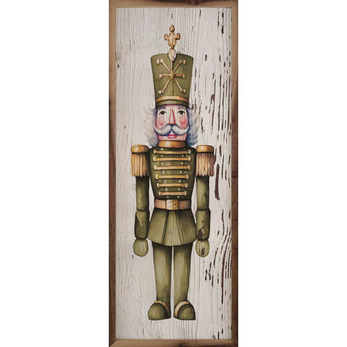 Nutcracker Wood Framed Print