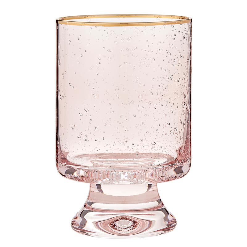 Blush Gold Rimmed Cocktail Glass