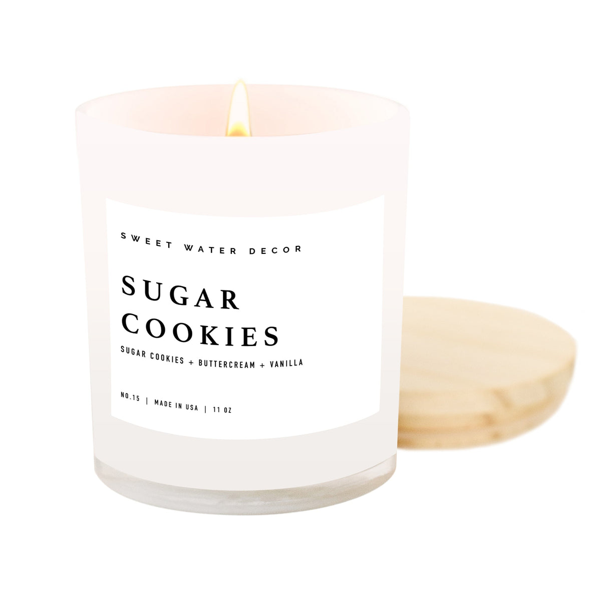 Sugar Cookies White Jar Candle